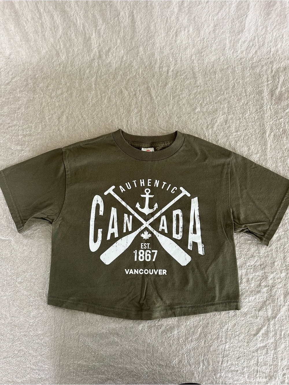 Canada Graphic Tee - Olive Green